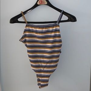 Multicolored Tank too Bodysuit